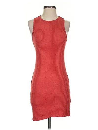 Pre-owned La Hearts Casual Dress In Burgundy