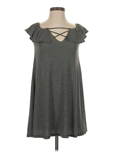 Pre-owned La Hearts Casual Dress In Gray
