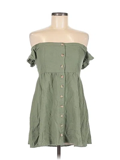 Pre-owned La Hearts Casual Dress In Green