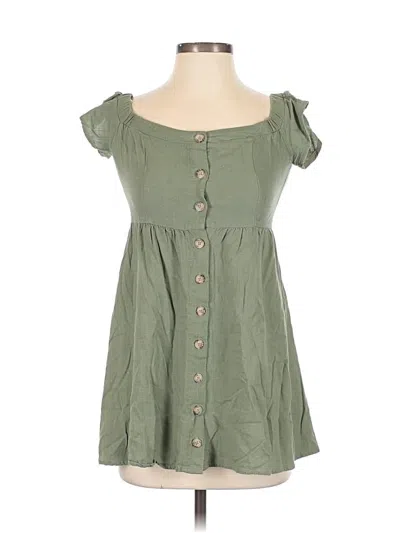 Pre-owned La Hearts Casual Dress In Green