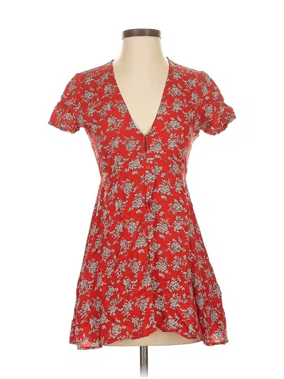 Pre-owned La Hearts Casual Dress In Red