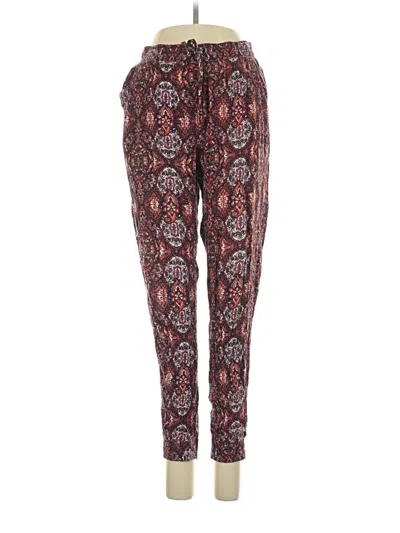 Pre-owned La Hearts Casual Pants In Burgundy