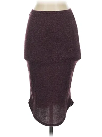 Pre-owned La Hearts Casual Skirt In Burgundy