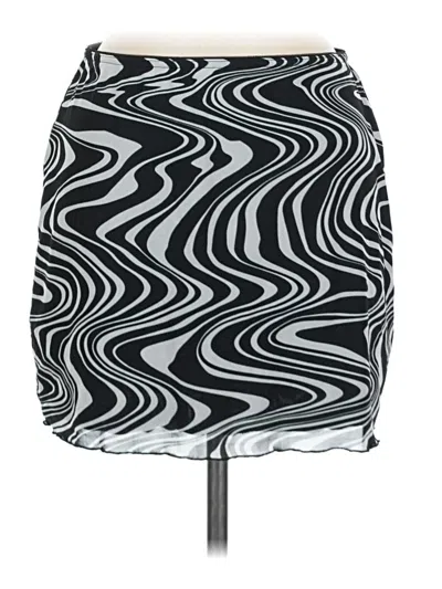 Pre-owned La Hearts Casual Skirt In Silver