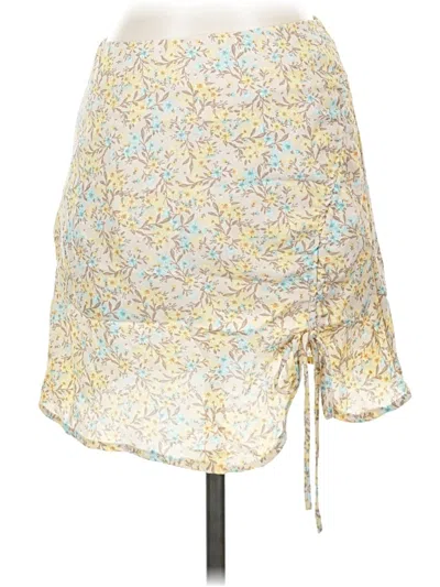 Pre-owned La Hearts Casual Skirt In Yellow