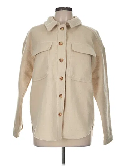 Pre-owned La Hearts Coat In Ivory
