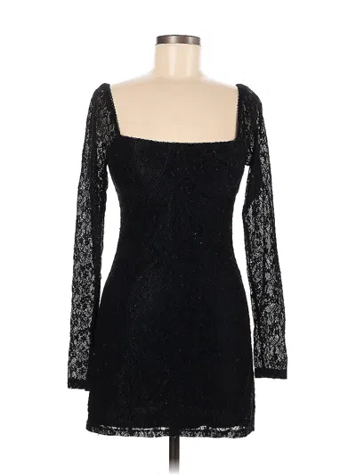 Pre-owned La Hearts Cocktail Dress In Black
