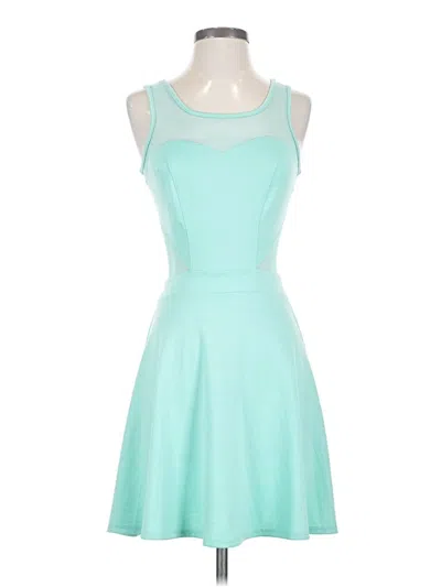 La Hearts Cocktail Dress In Blue