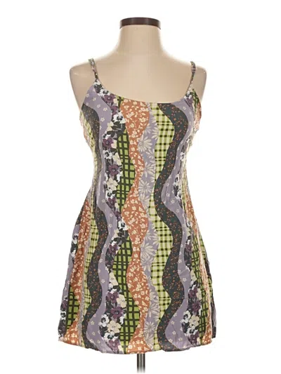 Pre-owned La Hearts Cocktail Dress In Gray