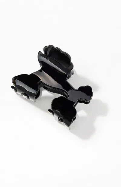 La Hearts Daisy The Poodle Hair Claw Clip In Black