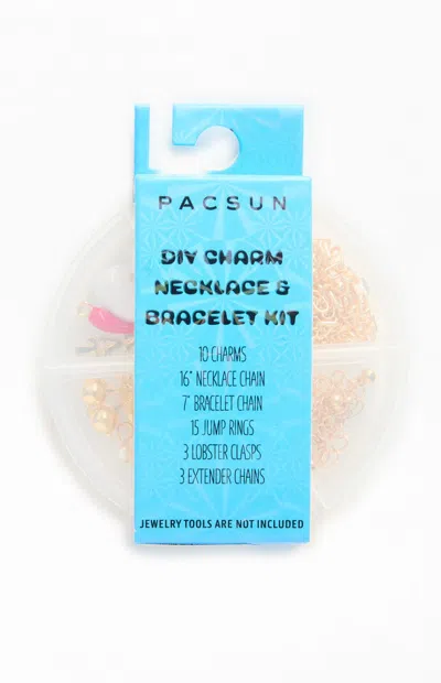 La Hearts Diy Charm Necklace & Bracelet Kit In Multi