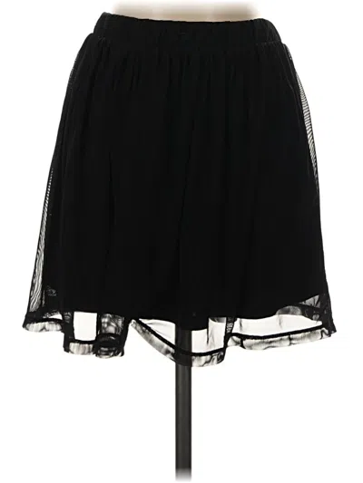 Pre-owned La Hearts Formal Skirt In Black