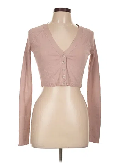 Pre-owned La Hearts Long Sleeve Henley Shirt In Pink