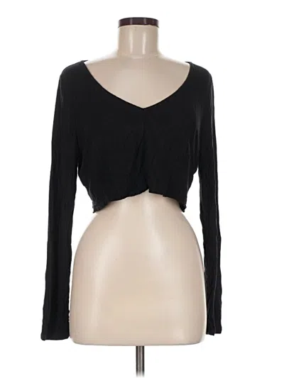 Pre-owned La Hearts Long Sleeve T-shirt In Black