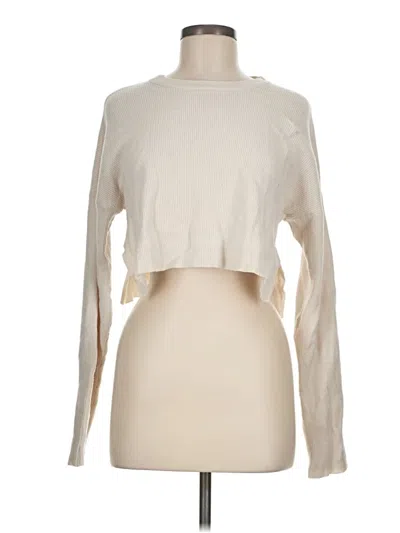 Pre-owned La Hearts Long Sleeve T-shirt In Ivory