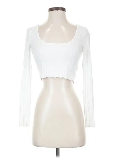 Pre-owned La Hearts Long Sleeve T-shirt In White