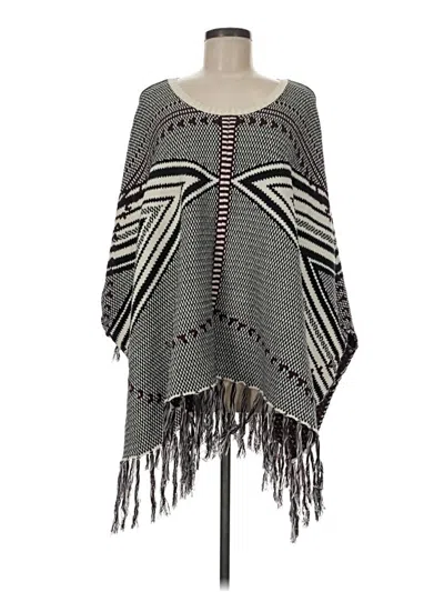 Pre-owned La Hearts Poncho In Gray
