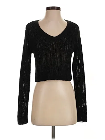 Pre-owned La Hearts Pullover Sweater In Black