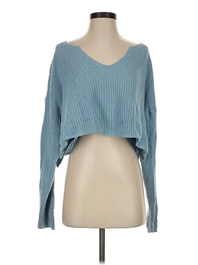 Pre-owned La Hearts Pullover Sweater In Blue