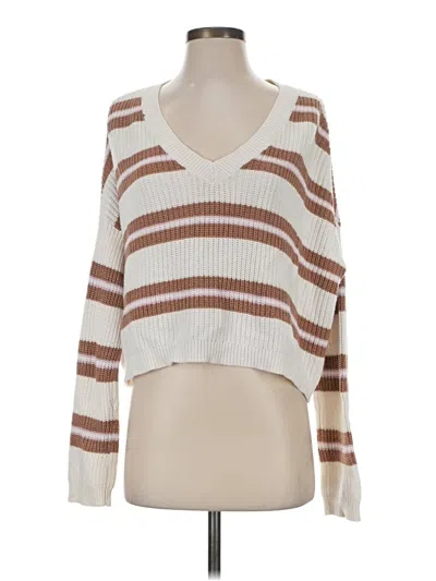 Pre-owned La Hearts Pullover Sweater In Brown