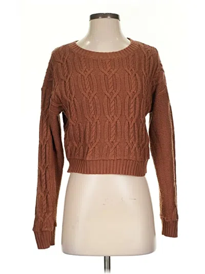 Pre-owned La Hearts Pullover Sweater In Brown
