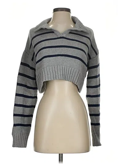 Pre-owned La Hearts Pullover Sweater In Gray