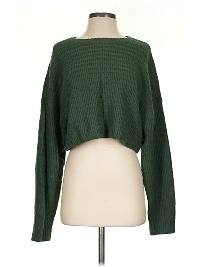 Pre-owned La Hearts Pullover Sweater In Green