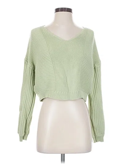 Pre-owned La Hearts Pullover Sweater In Green