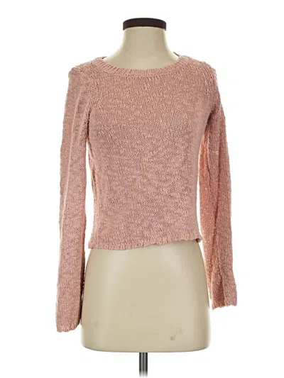 Pre-owned La Hearts Pullover Sweater In Pink