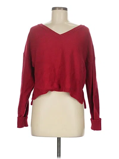 Pre-owned La Hearts Pullover Sweater In Red
