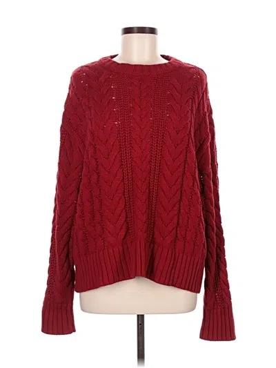 Pre-owned La Hearts Pullover Sweater In Red