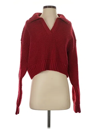 Pre-owned La Hearts Pullover Sweater In Red