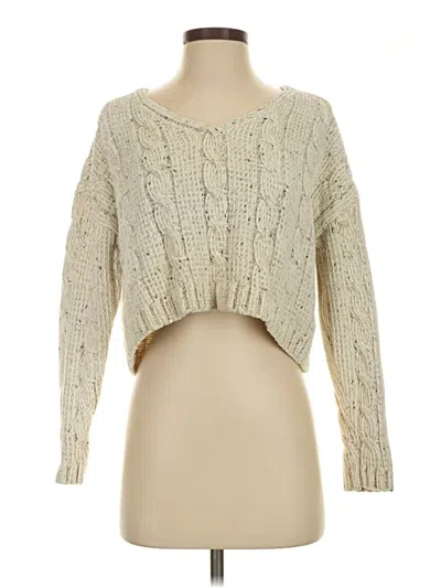 Pre-owned La Hearts Pullover Sweater In Tan