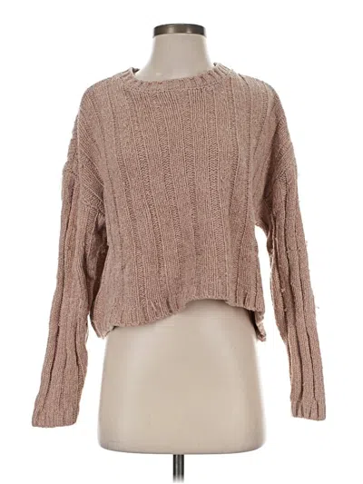 Pre-owned La Hearts Pullover Sweater In Tan