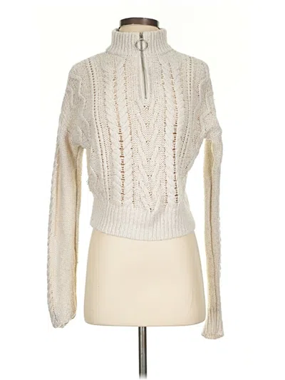 Pre-owned La Hearts Pullover Sweater In White