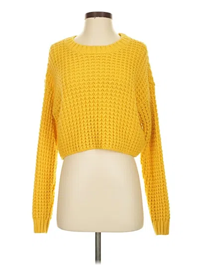 Pre-owned La Hearts Pullover Sweater In Yellow