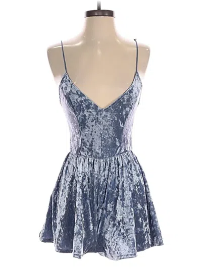 Pre-owned La Hearts Romper In Blue