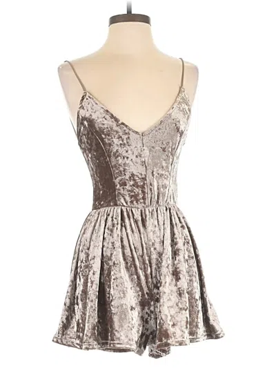 Pre-owned La Hearts Romper In Silver