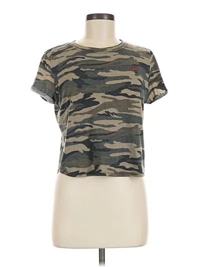 Pre-owned La Hearts Short Sleeve T-shirt In Brown