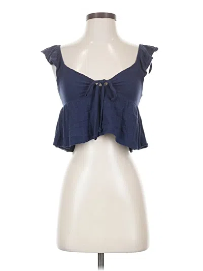 Pre-owned La Hearts Sleeveless Blouse In Blue
