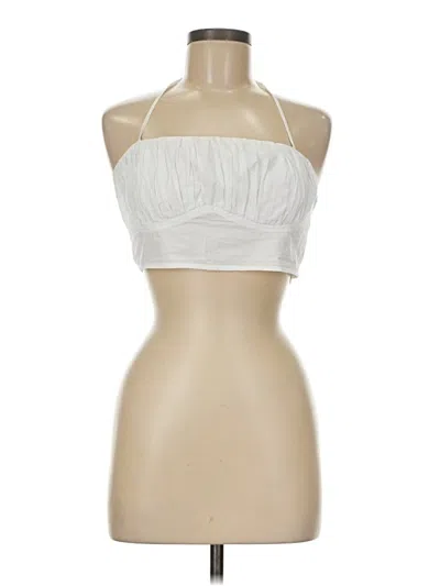 Pre-owned La Hearts Sleeveless Blouse In White