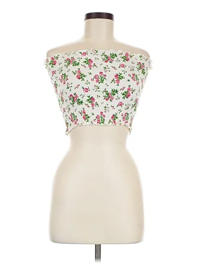 Pre-owned La Hearts Sleeveless Blouse In White