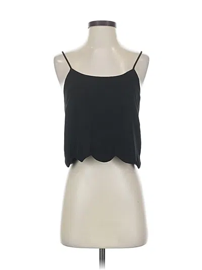 Pre-owned La Hearts Sleeveless Top Black Halter Neckline Tops