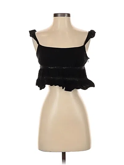 Pre-owned La Hearts Sleeveless Top Black Strapless Neckline Tops
