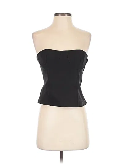 Pre-owned La Hearts Sleeveless Top Black Strapless Neckline Tops