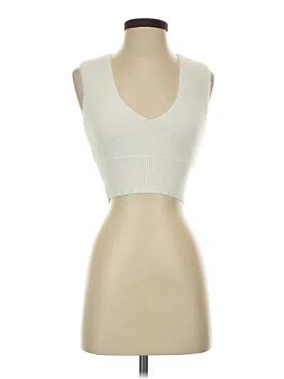 Pre-owned La Hearts Sleeveless Top Ivory Sweetheart Neckline Tops
