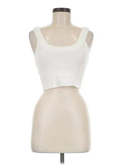 Pre-owned La Hearts Sleeveless Top Ivory Sweetheart Neckline Tops
