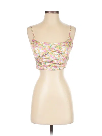 Pre-owned La Hearts Sleeveless Top Pink Sweetheart Neckline Tops