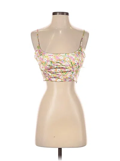 Pre-owned La Hearts Sleeveless Top Pink Sweetheart Neckline Tops