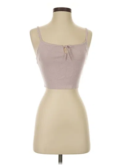 Pre-owned La Hearts Sleeveless Top Tan Sweetheart Neckline Tops
